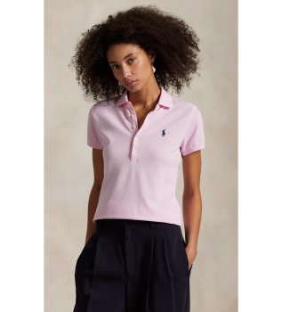 Polo Slim Fit Stretch rosa