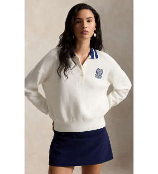 Wimbledon poloshirt wit