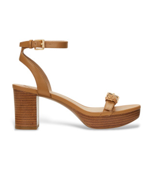 Sandales en cuir Melissah marron