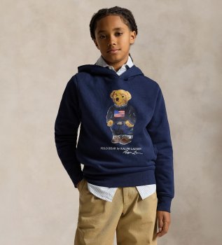 Felpa blu navy Polo Bear
