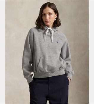 Fleece sweatshirt Shrunken Fit grey