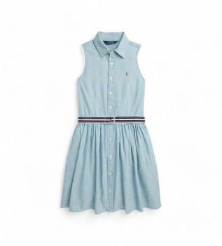 Abito camicia azzurro chiaro
