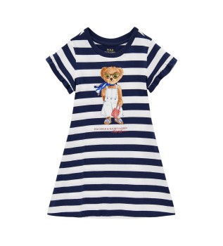 Obleka s polo majico z mornarskim medvedom