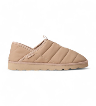 Everett beige gepolsterte Hausschuhe