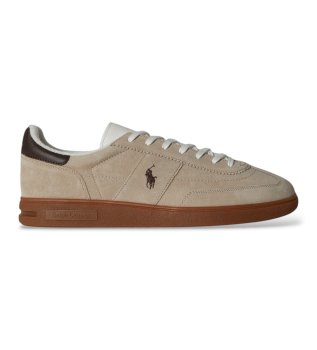 Braune Bedford Wildlederpantoffeln