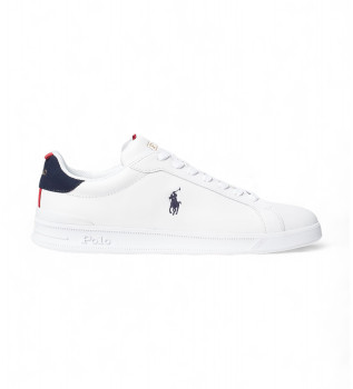 Polo Ralph Lauren Polo Court Leather Sneakers blue, yellow 