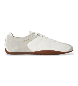 Tênis de couro L Racer branco