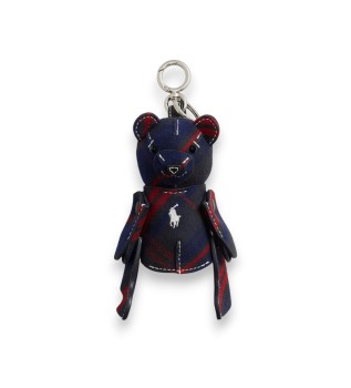 Enfeite de algodão com Polo Bear marinho