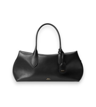 Borsa satchel Bellport in pelle nera