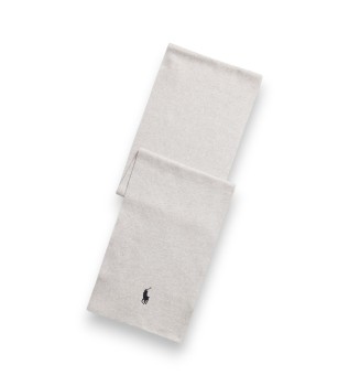 Off-white sjaal van gekamd katoen