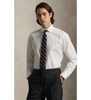 Custom Fit popeline overhemd wit