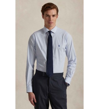 Custom Fit skjorta i stretchpoplin bl�