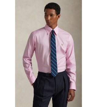 Camisa oxford Custom Fit rosa