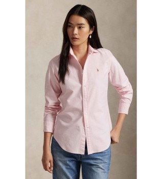 Slim fit oxford shirt pink
