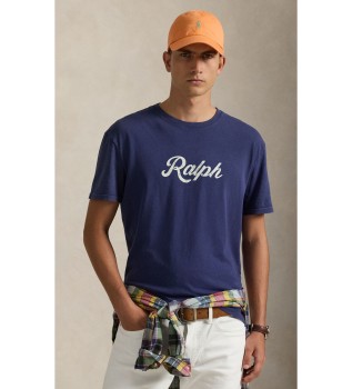 Marineblå t-shirt med Ralph-logo