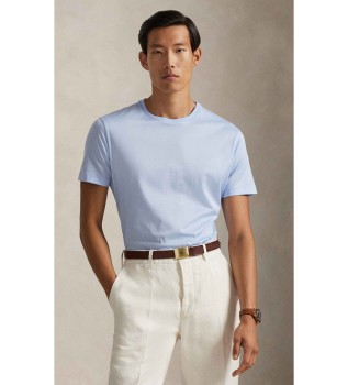 Schots garen T-shirt standaard blauw