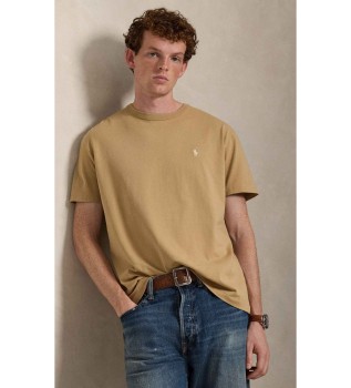 Classic Fit knitted T-shirt beige
