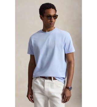 Camiseta de malha Classic Fit azul
