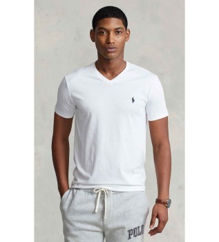 Camiseta de malha Custom Slim Fit branco