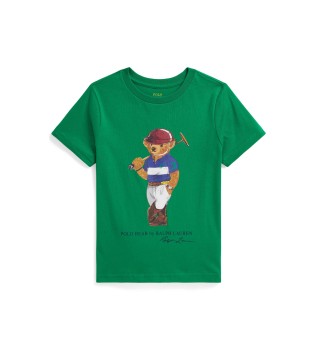 Jersey T-shirt z zieloną koszulką polo Bear