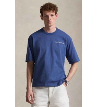 T-shirt Relaxed Fit en jersey bleu