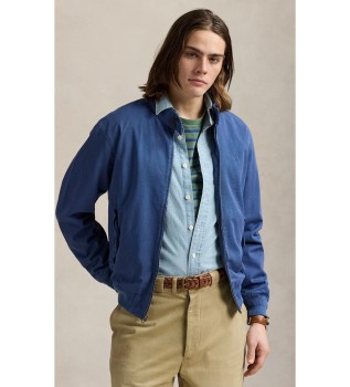Bedford jacket in blue chino fabric
