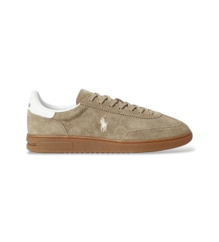 Sportliche Bedford Sneaker aus beigefarbenem Wildleder