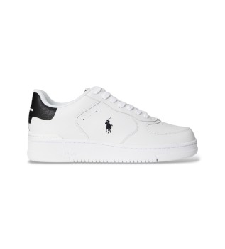 Baskets en cuir blanc Masters Court