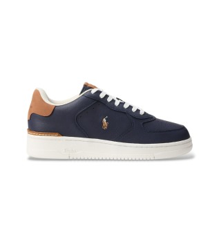 Masters Court Turnschuhe aus navyfarbenem Leder