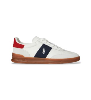 Sneakers Heritage Aera in pelle scamosciata bianca
