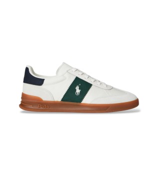 Sneakers Heritage Aera in pelle scamosciata bianca