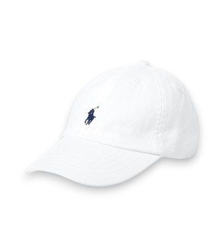 White cotton chino cap
