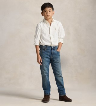 Jeans Sullivan Slim Fit elásticos azul