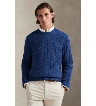 Pull en coton en jersey bleu eights