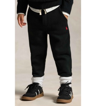 Zwarte fleece joggers