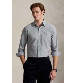 La iconica camicia oxford grigia