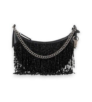 Sac Polo ID mini avec perles et chaîne noir