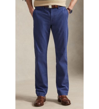 Calça chino Bedford Straight Fit azul