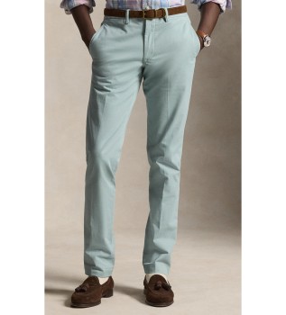 Bedford Stretch Slim Fit chino broek lichtgroen