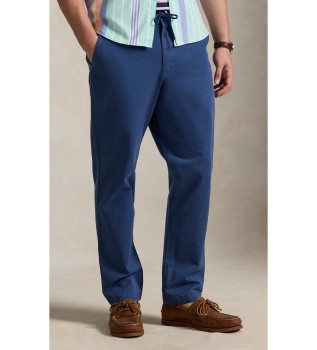 Polo Classic Fit Stretch Broek marine