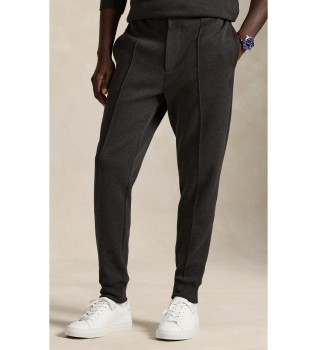 Dubbel gebreide joggerbroek 