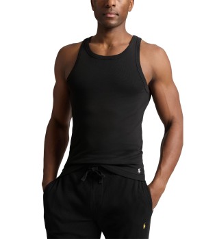 Black tank top two-pack