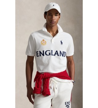 Polo de Inglaterra Classic Fit blanco
