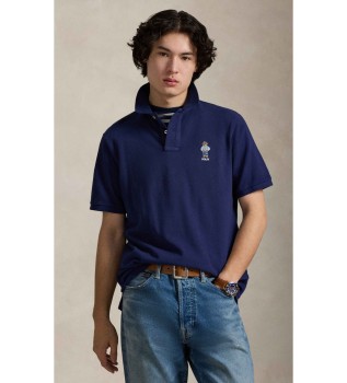 Classic Fit piqu� polo met navy Bear polo