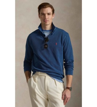 Polo piqu� Slim Fit personnalis� marine indigo