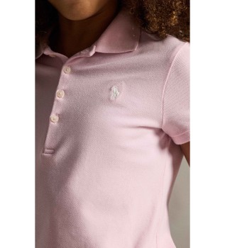Elastisch piqué poloshirt