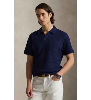 Polo in piqué Standard Fit blu navy