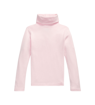 Jersey côtelé en modal et coton rose