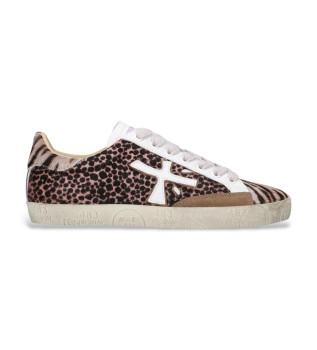Sneakers in pelle marrone Stevend