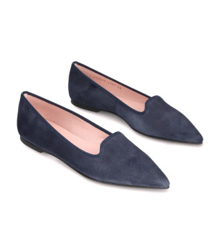 Chaussures en cuir bleu marine Ella